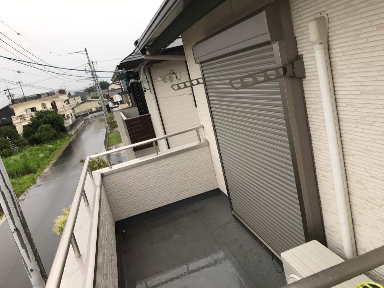 暴風雨に備え2階にもシャッターを設置！浜松市での防災シャッターの施工事例。 画像