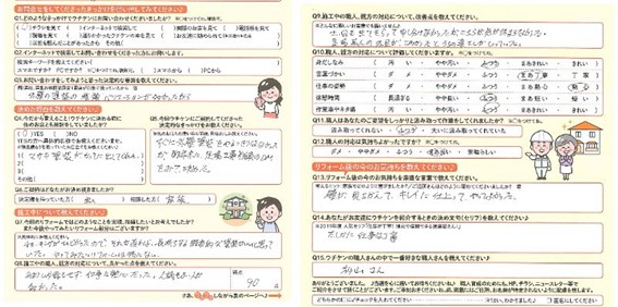 【浜松】リフォームのウチケン「 壁が見違えるように綺麗に仕上がって、やってよかった」お客様の口コミ アイキャッチ画像