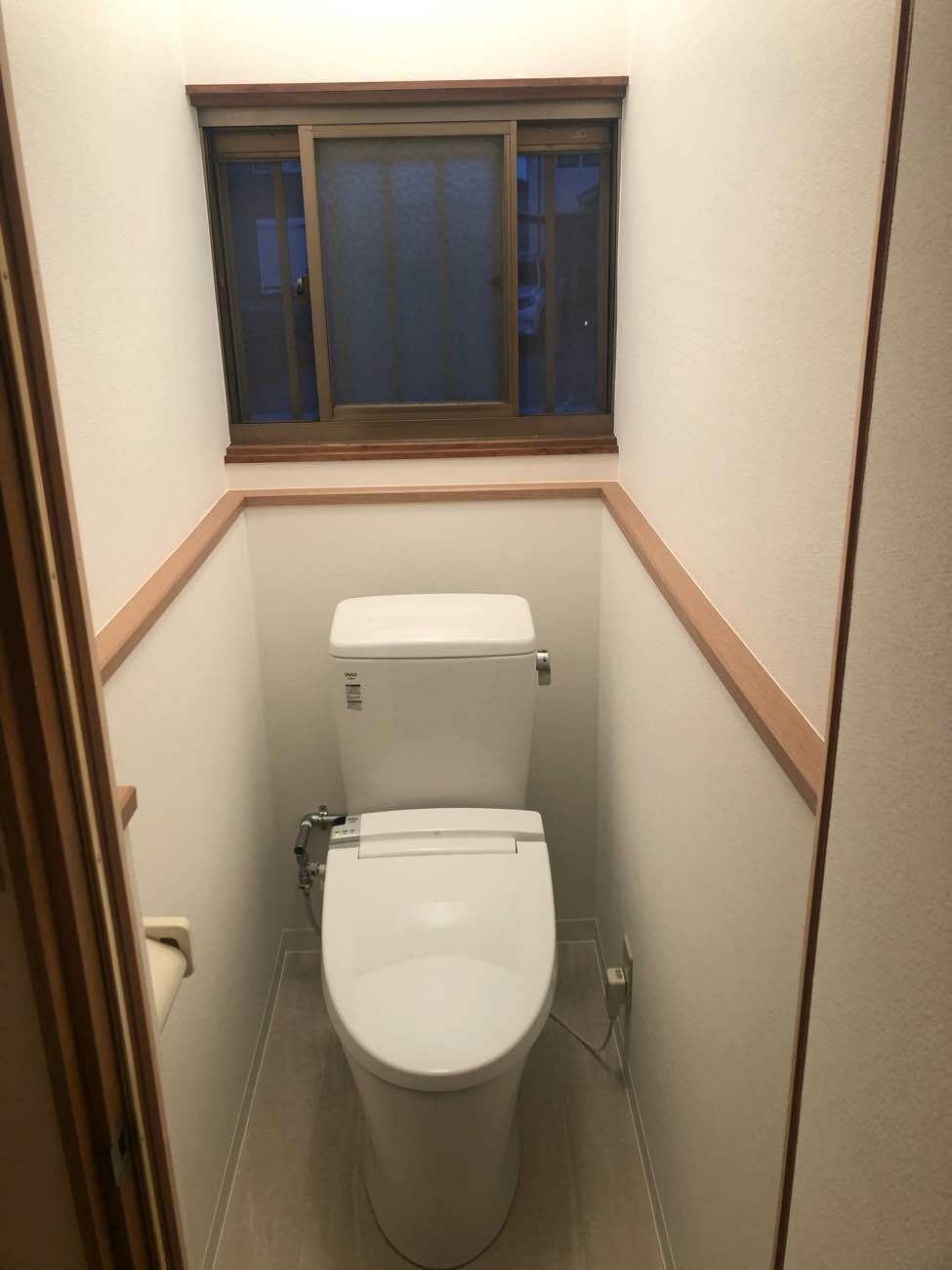【浜松】トイレ空間をまるっとリフォーム！水まわりのリフォームもウチケンへお任せ下さい！ピュアレストQRの施工事例 アイキャッチ画像