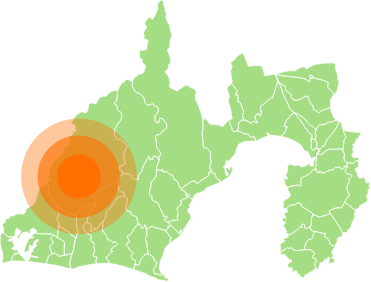 静岡県浜松市　地図　画像