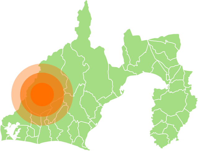 静岡県浜松市　地図　画像