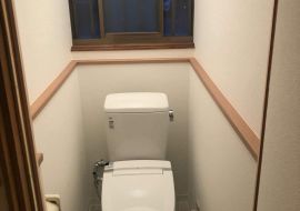 【浜松】トイレ空間をまるっとリフォーム！水まわりのリフォームもウチケンへお任せ下さい！ピュアレストQRの施工事例 アイキャッチ画像