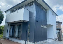 【浜松】シリコン塗料で外壁塗装！相見積もりをご希望されていたお客様よりご依頼いただきました。ウチケンの施工事例 アイキャッチ画像