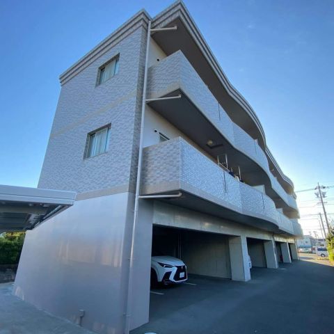 浜松市のマンション外壁改修工事　外壁タイルの施工事例